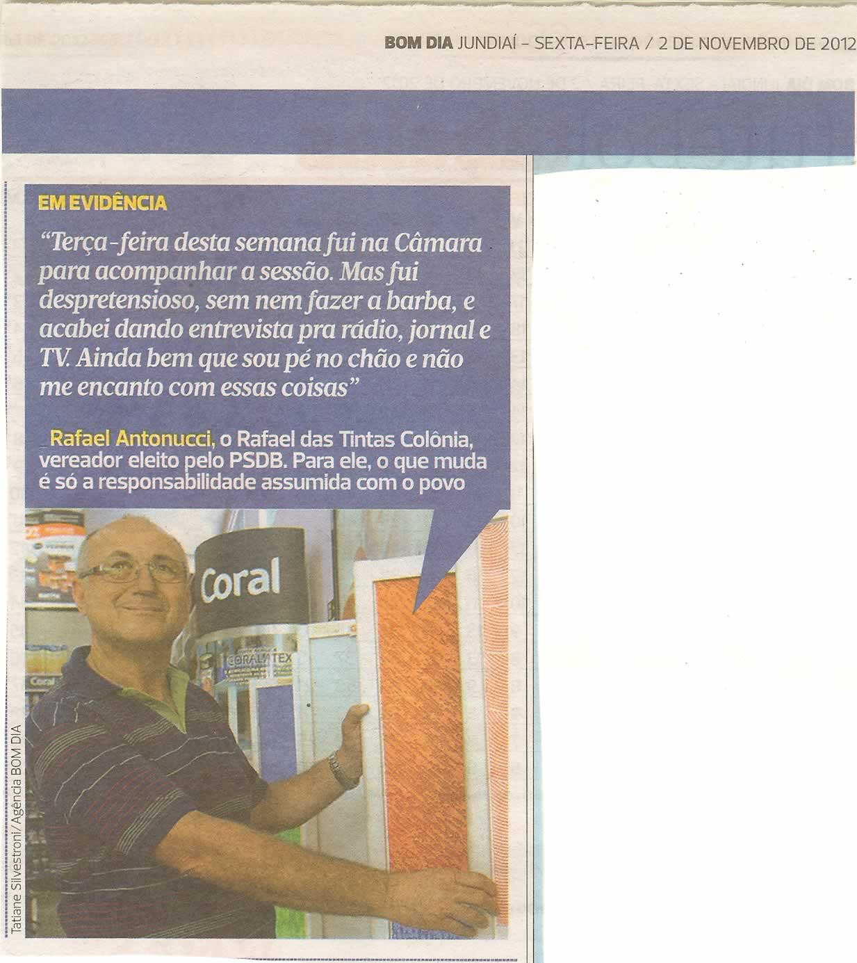 Bom Dia Jundiaí - 02/11/2012
