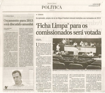 Jornal de Jundiaí - 05/11/2012
