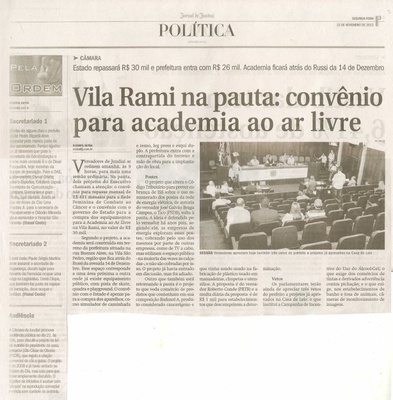 Jornal de Jundiaí - 12/11/2012