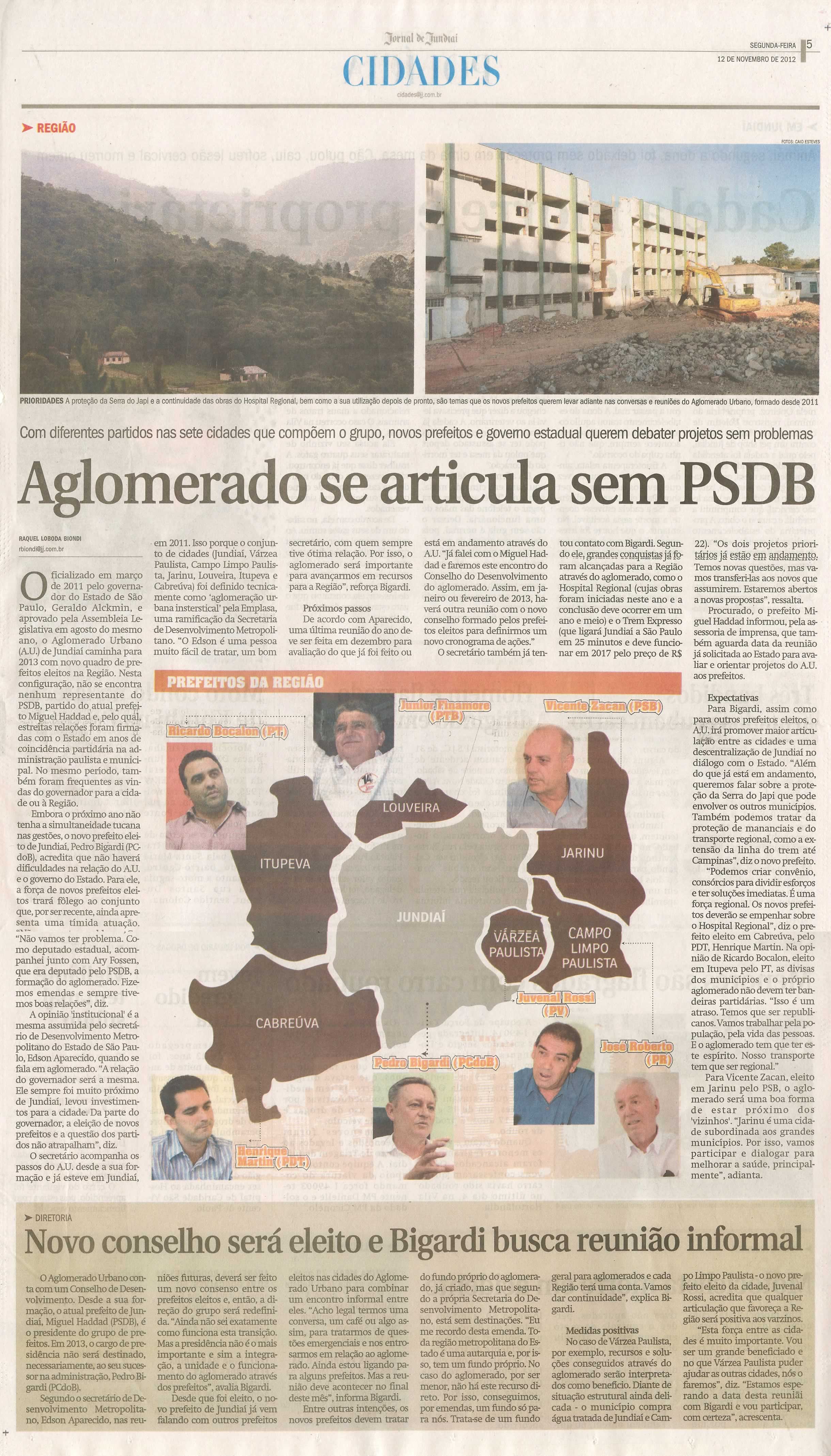 Jornal de Jundiaí - 12/11/2012