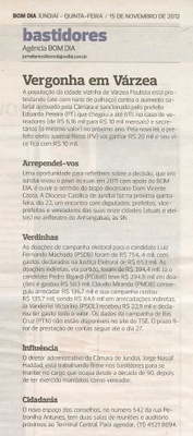 Bom Dia Jundiaí - 15/11/2012