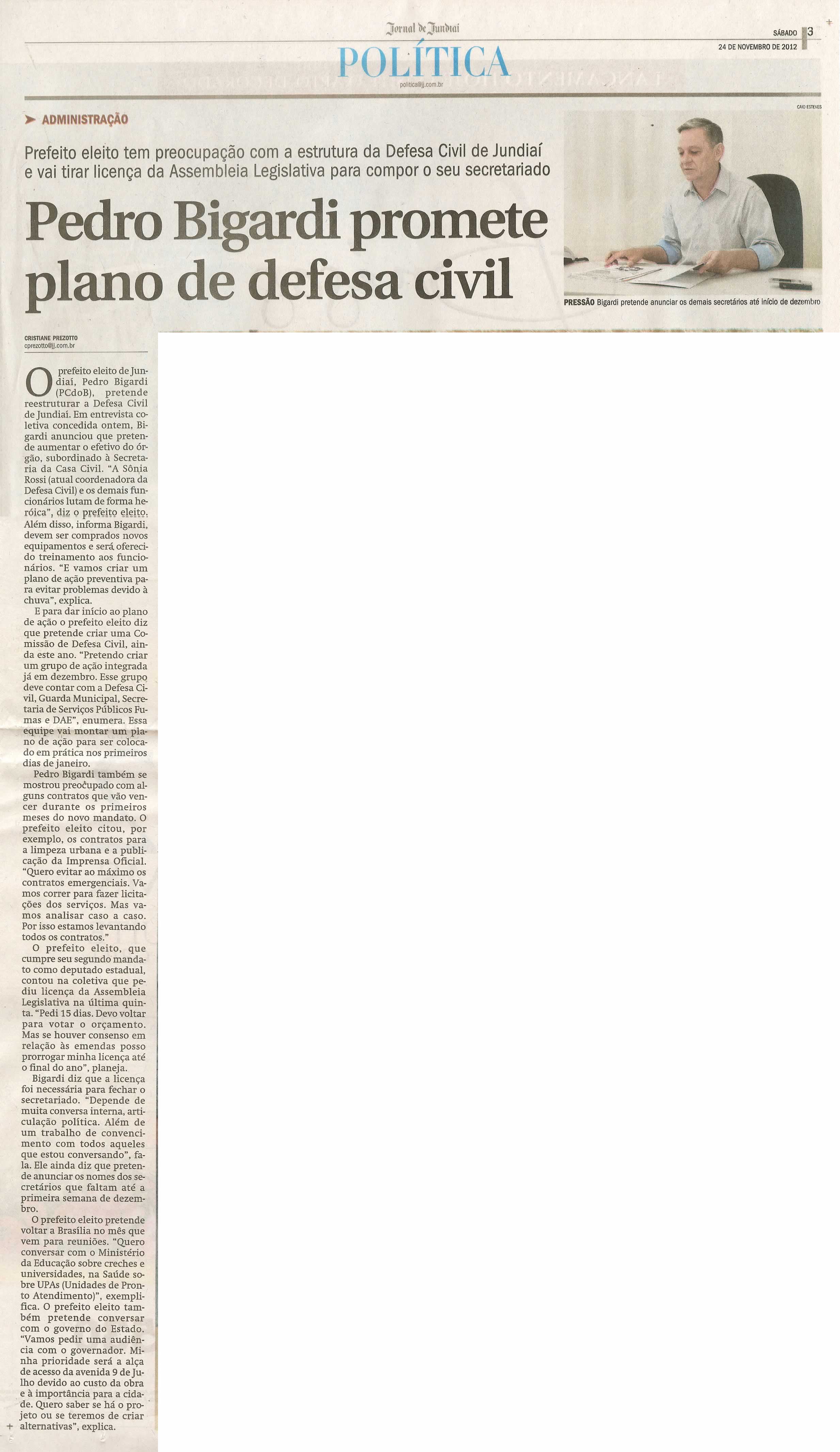 Jornal de Jundiaí - 24/11/2012