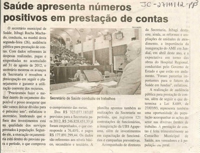 Jornal da Cidade - 27/11/2012