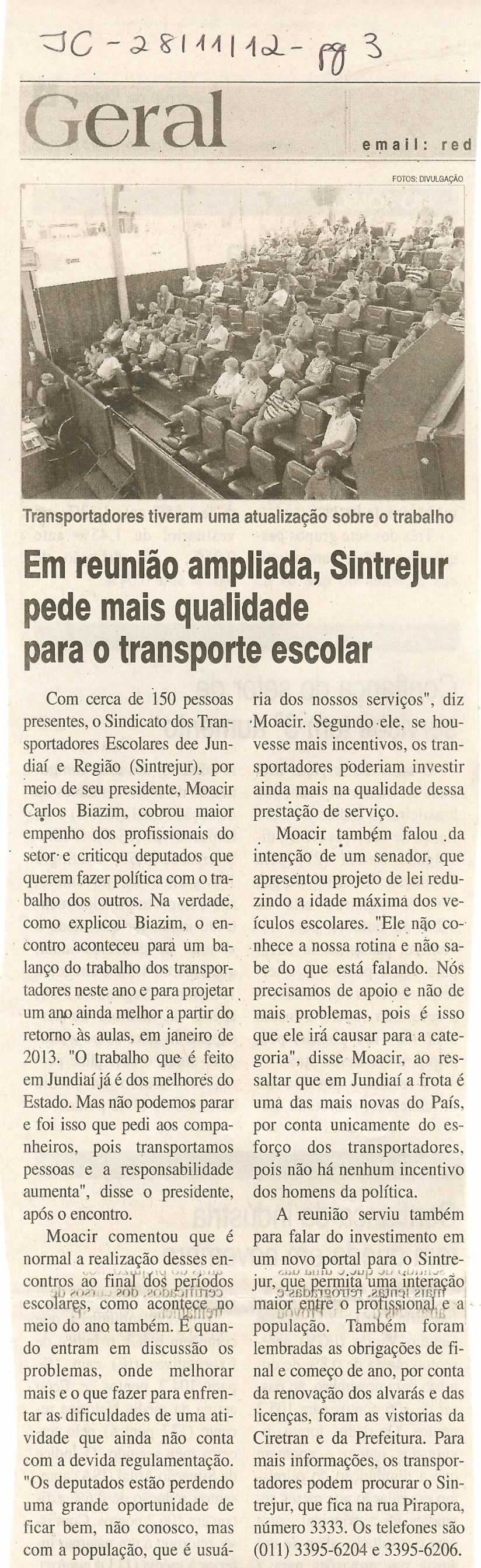 Jornal da Cidade - 28/11/2012