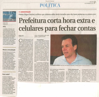 Jornal de Jundiaí - 30/11/2012