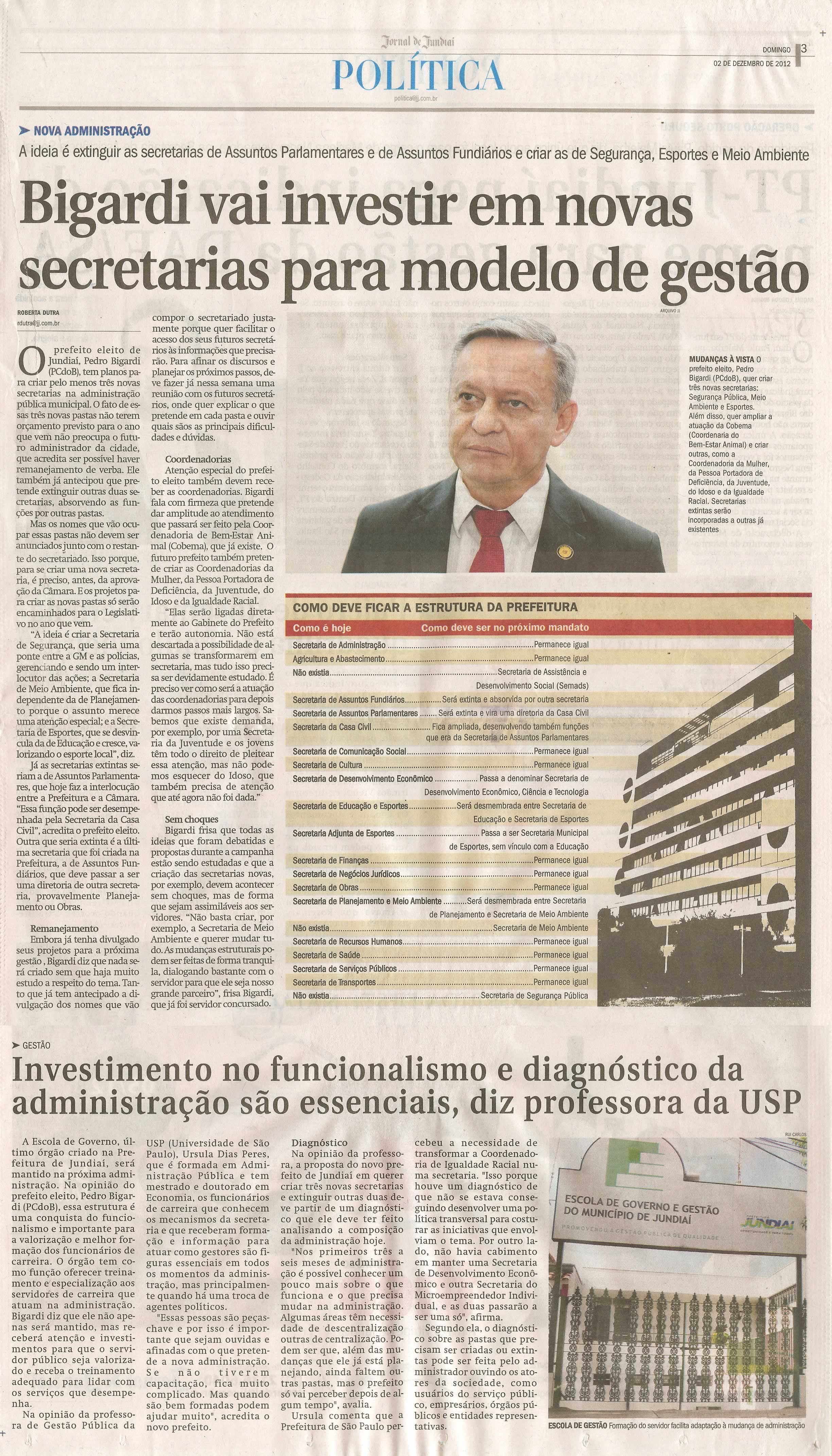 Jornal de Jundiaí - 02/12/2012
