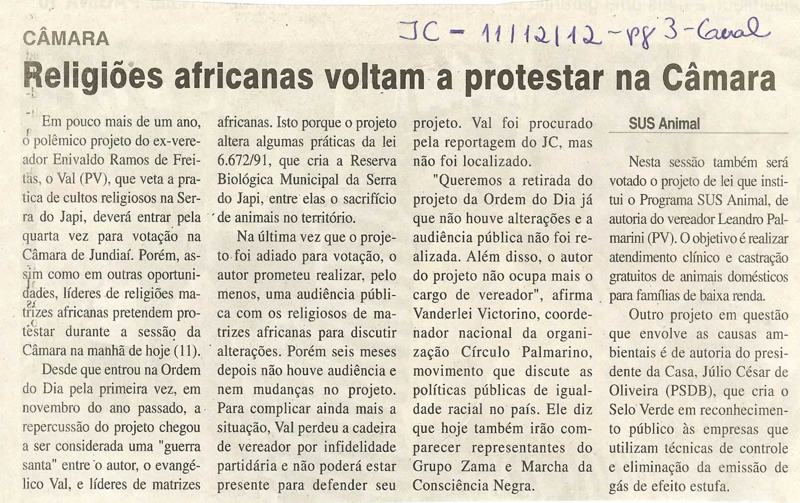 Jornal da Cidade - 11/12/2012