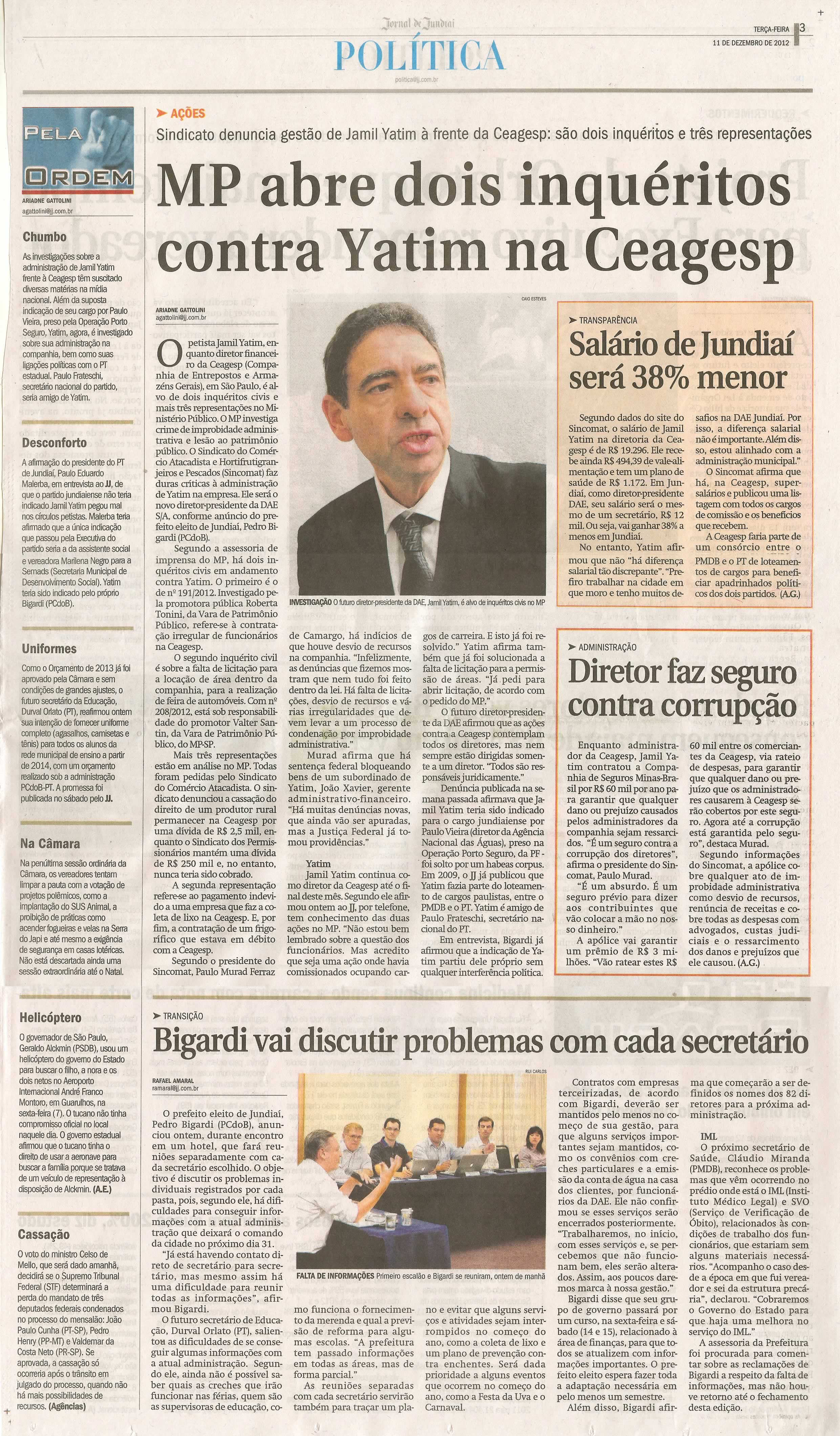 Jornal de Jundiaí - 11/12/2012