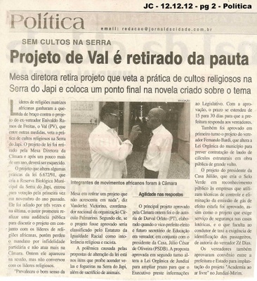 Jornal da Cidade - 12/12/2012