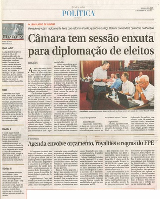Jornal de Jundiaí - 17/12/2012