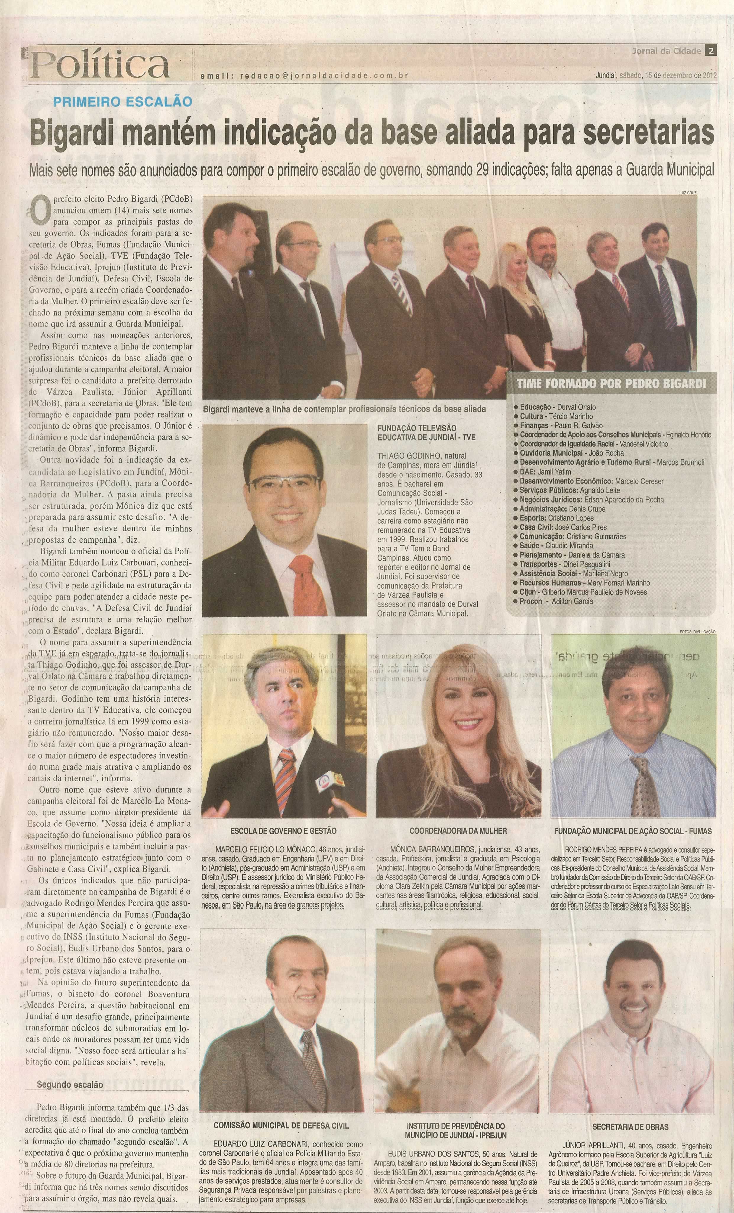 Jornal da Cidade - 15/12/2012