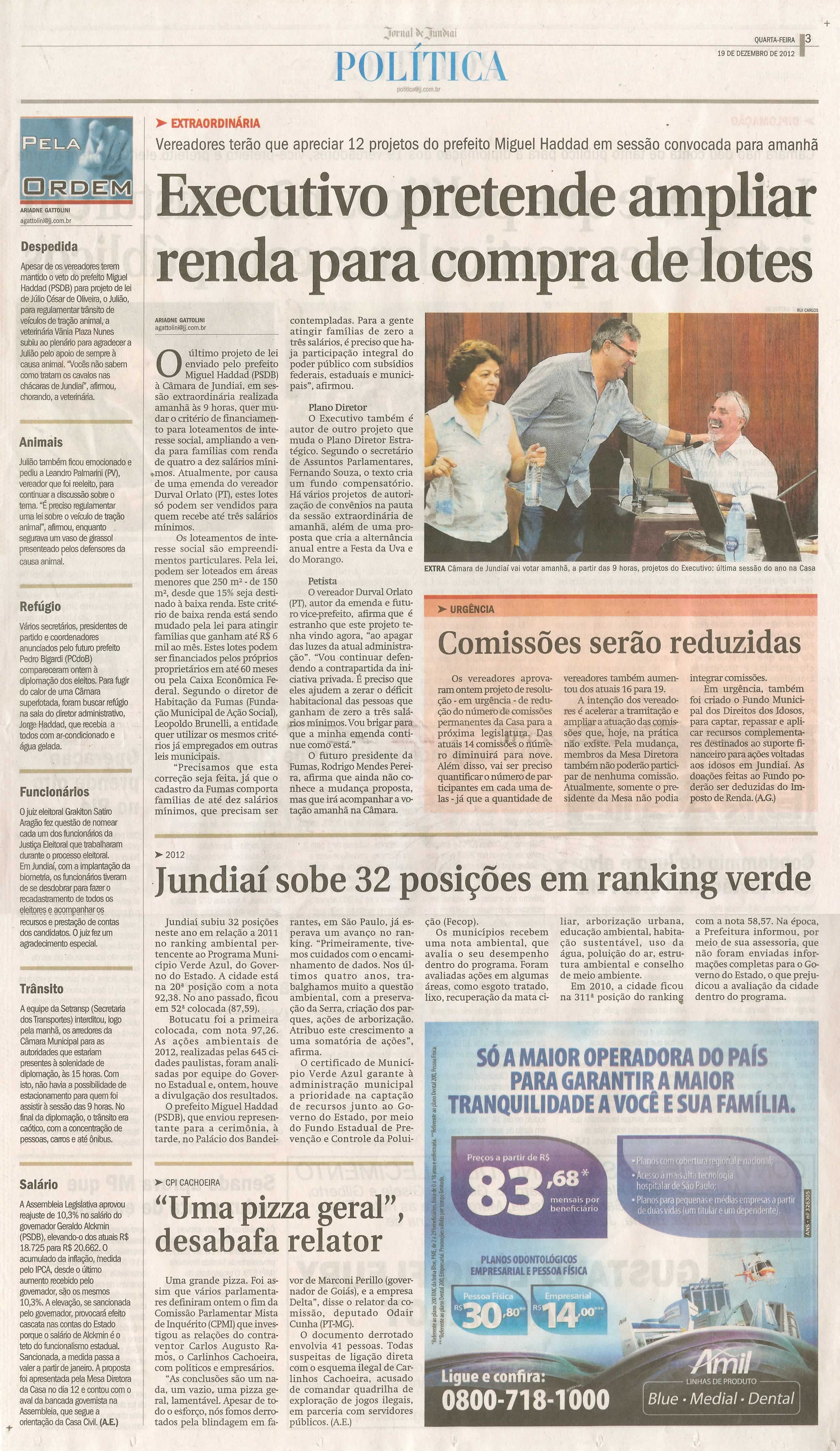 Jornal de Jundiaí - 19/12/2012