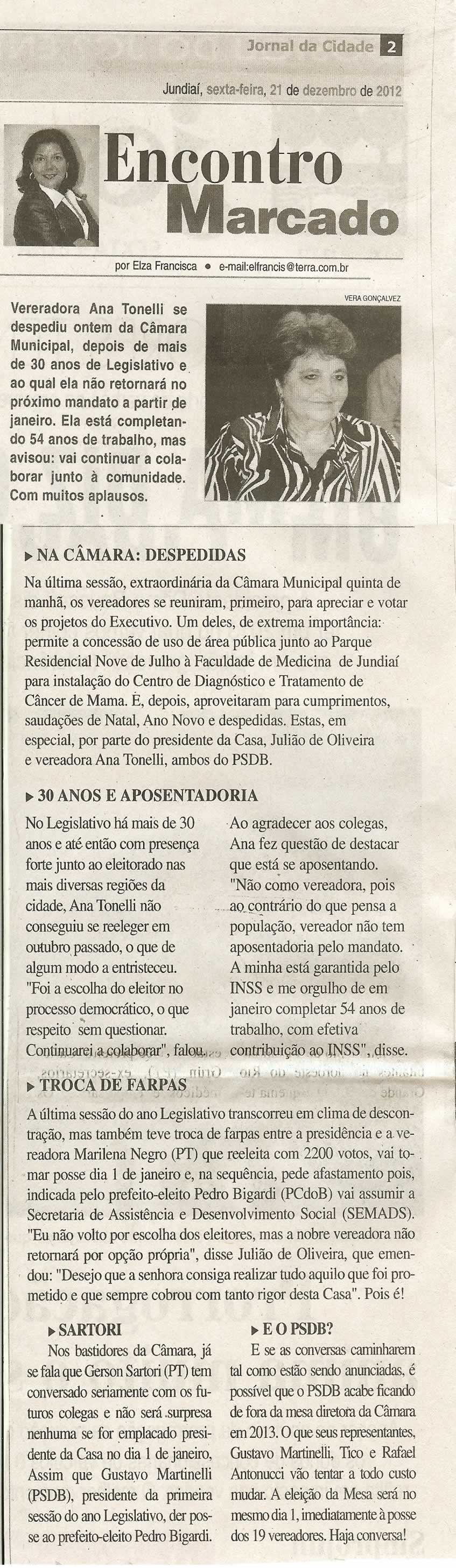 Jornal da Cidade - 21/12/2012