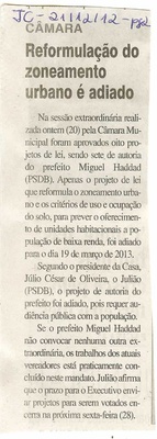 Jornal da Cidade - 21/12/2012