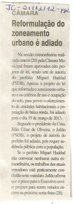 Jornal da Cidade - 21/12/2012