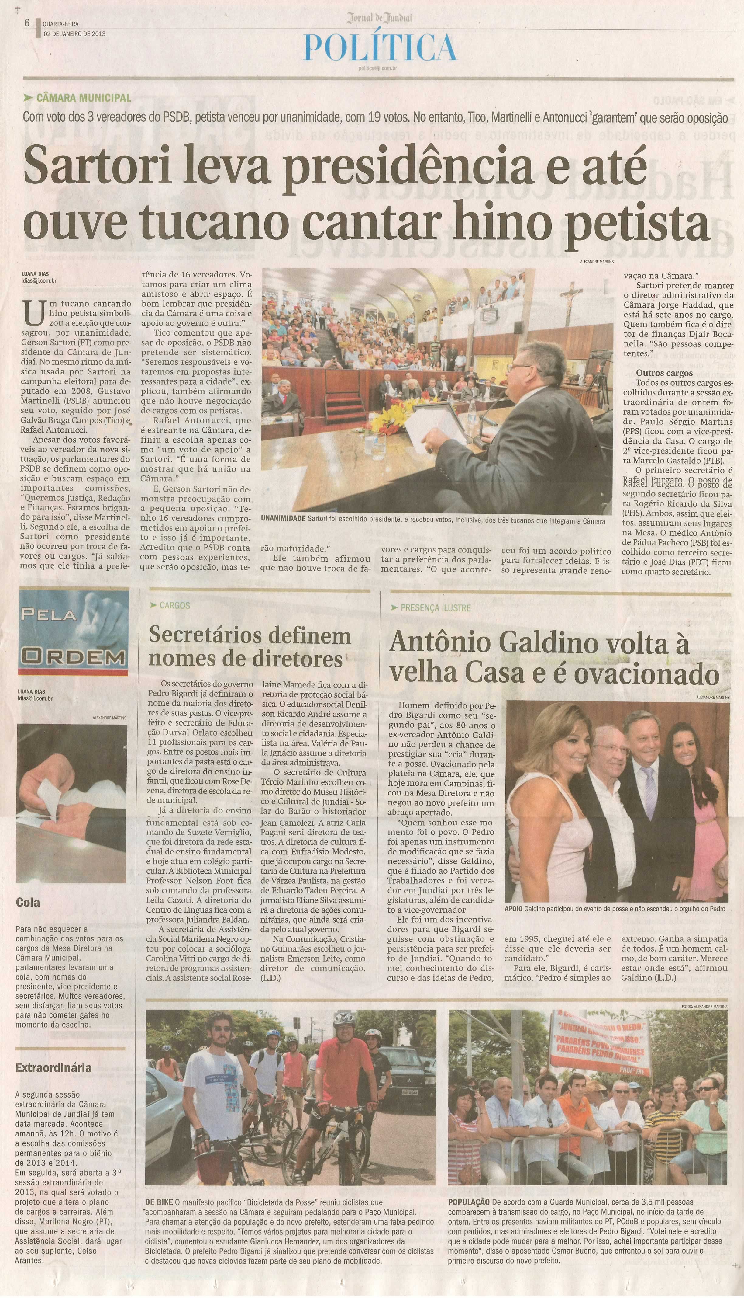 Jornal de Jundiaí - 02/01/2013