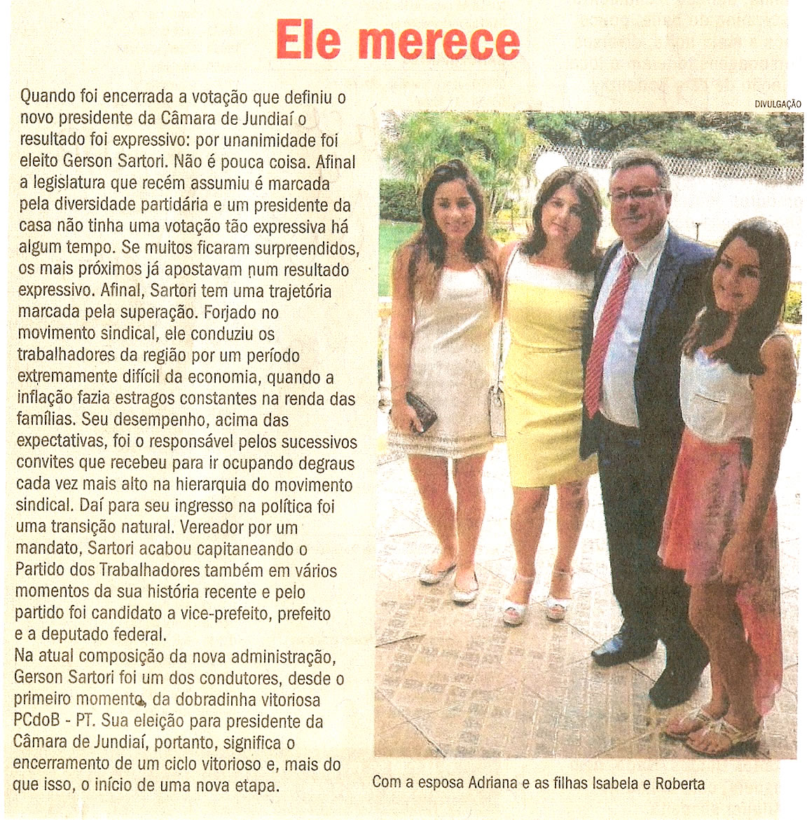 Jornal de Jundiaí - 07/01/2013