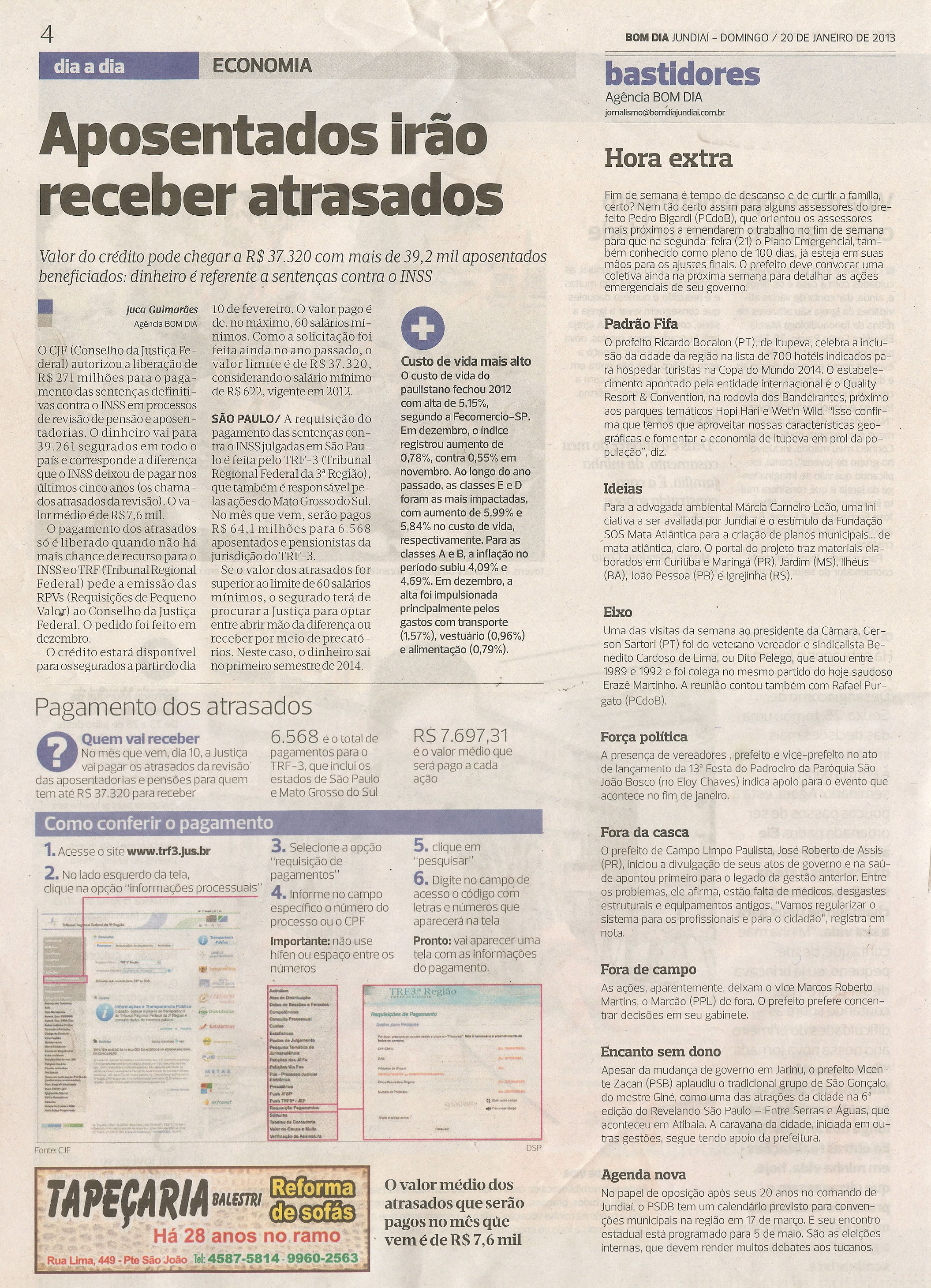Bom Dia Jundiaí - 20/01/2013