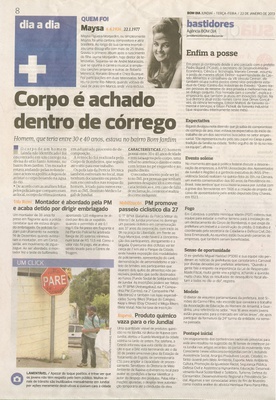 Bom Dia Jundiaí - 22/01/2013