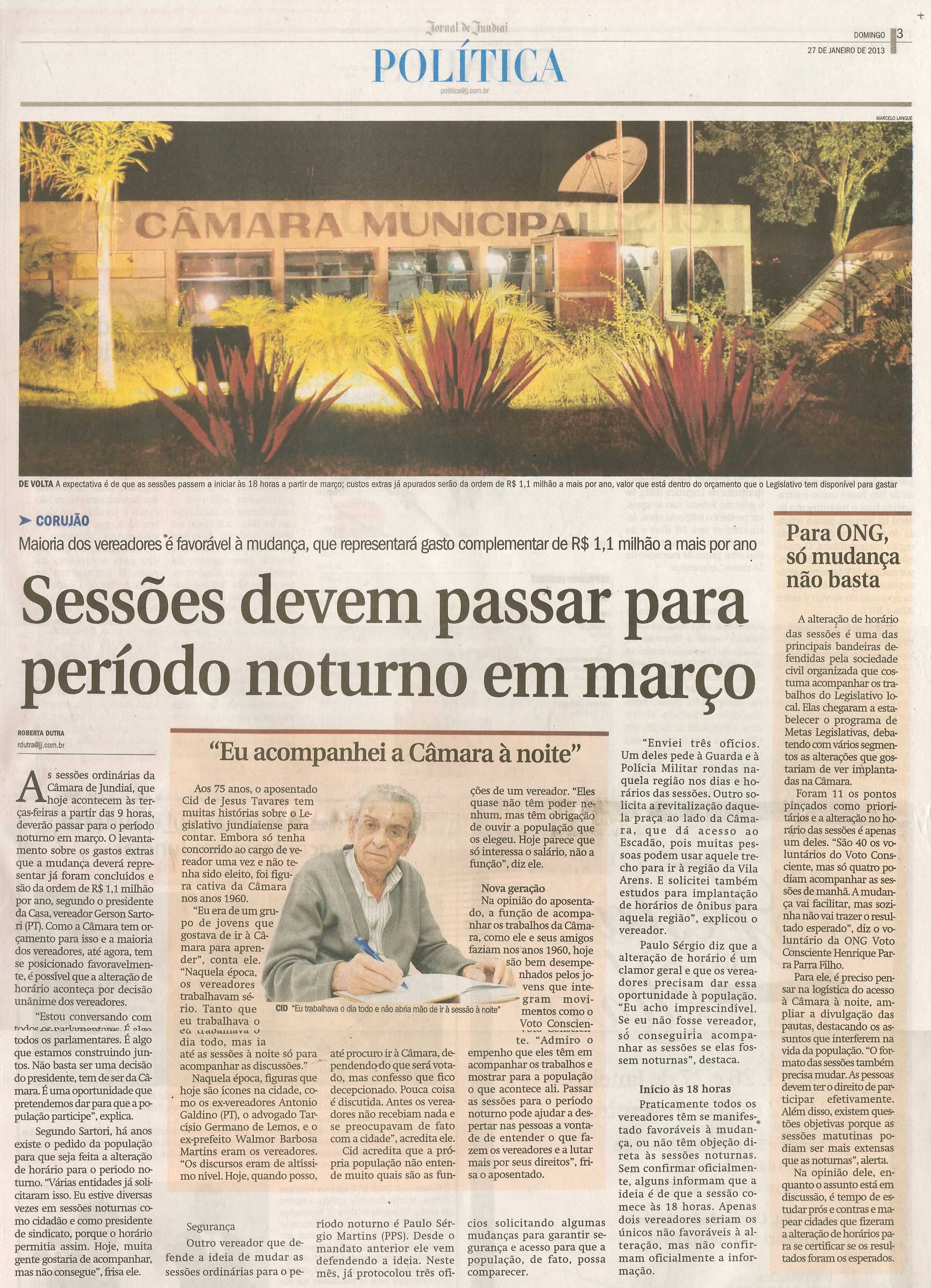 Jornal de Jundiaí - 27/01/2013