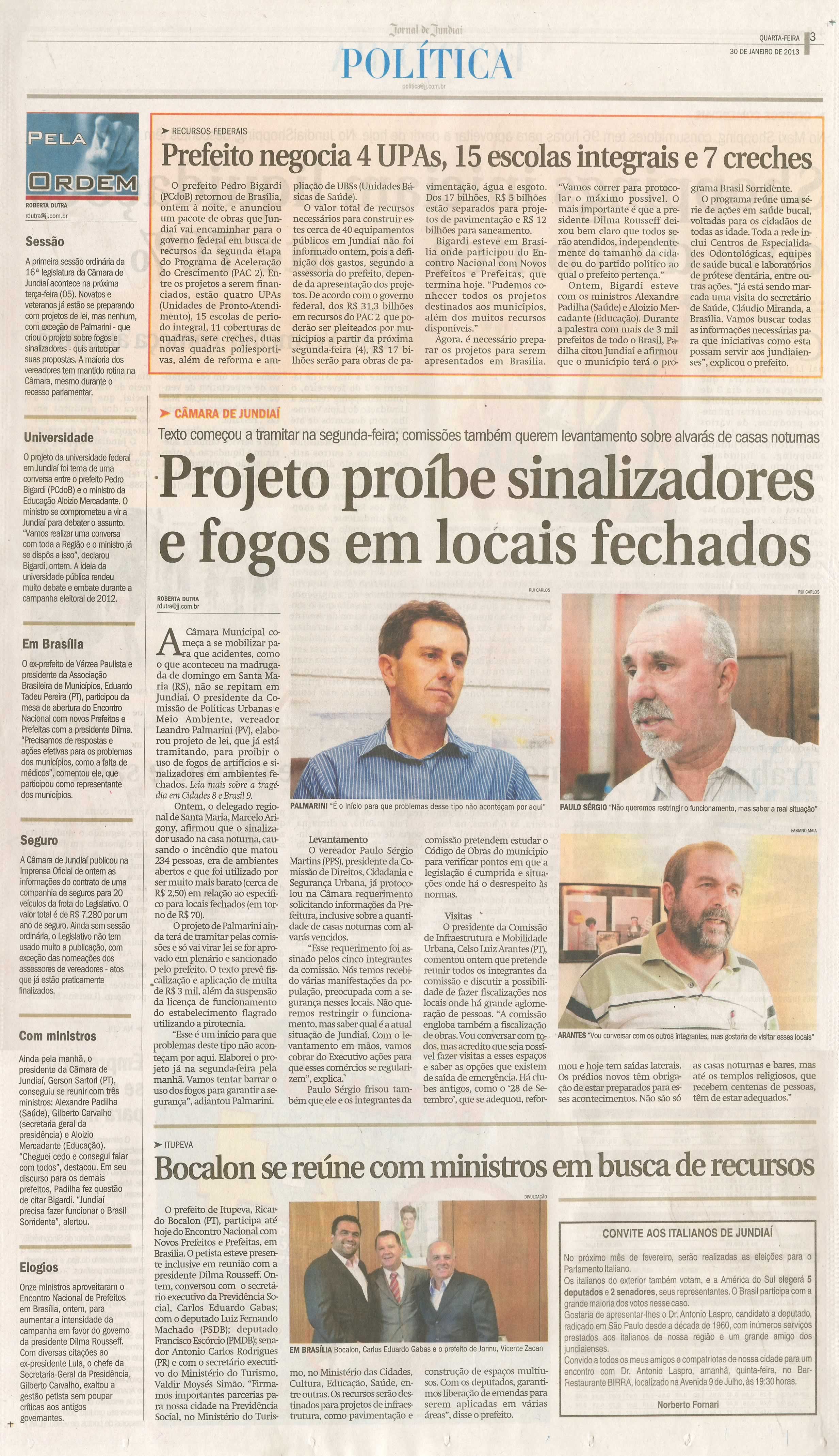Jornal de Jundiaí - 30/01/2013