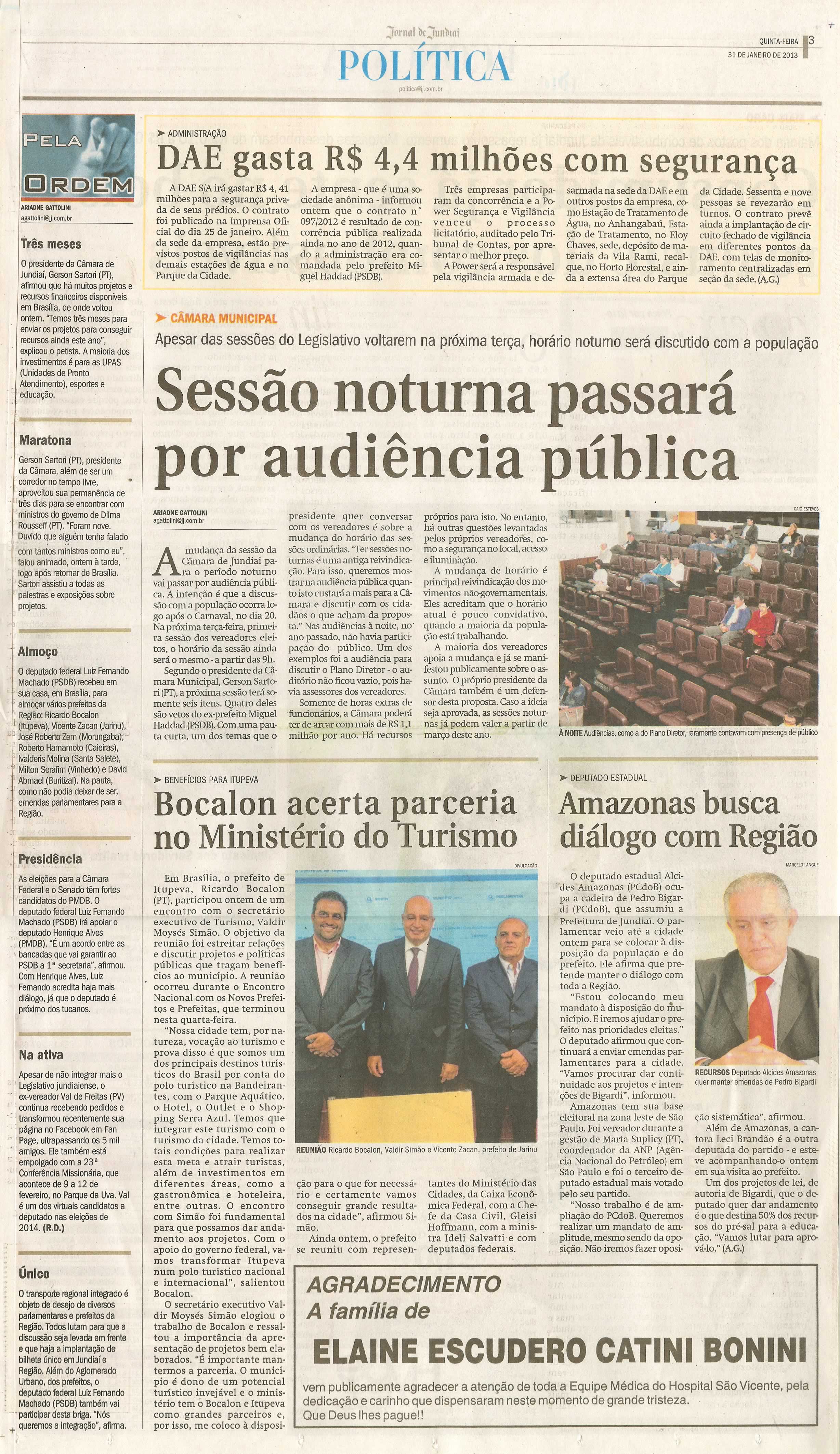 Jornal de Jundiaí - 31/01/2013
