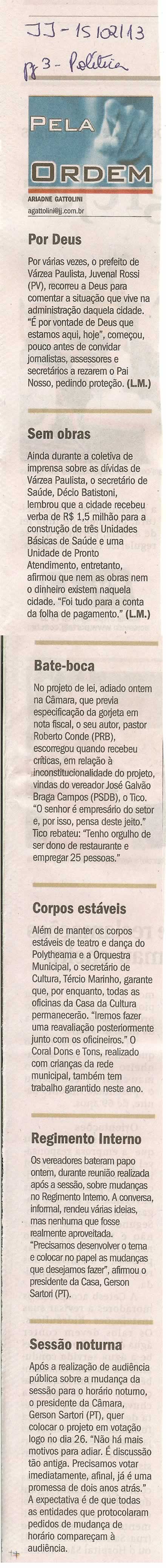 Jornal de Jundiaí - 15/02/2013