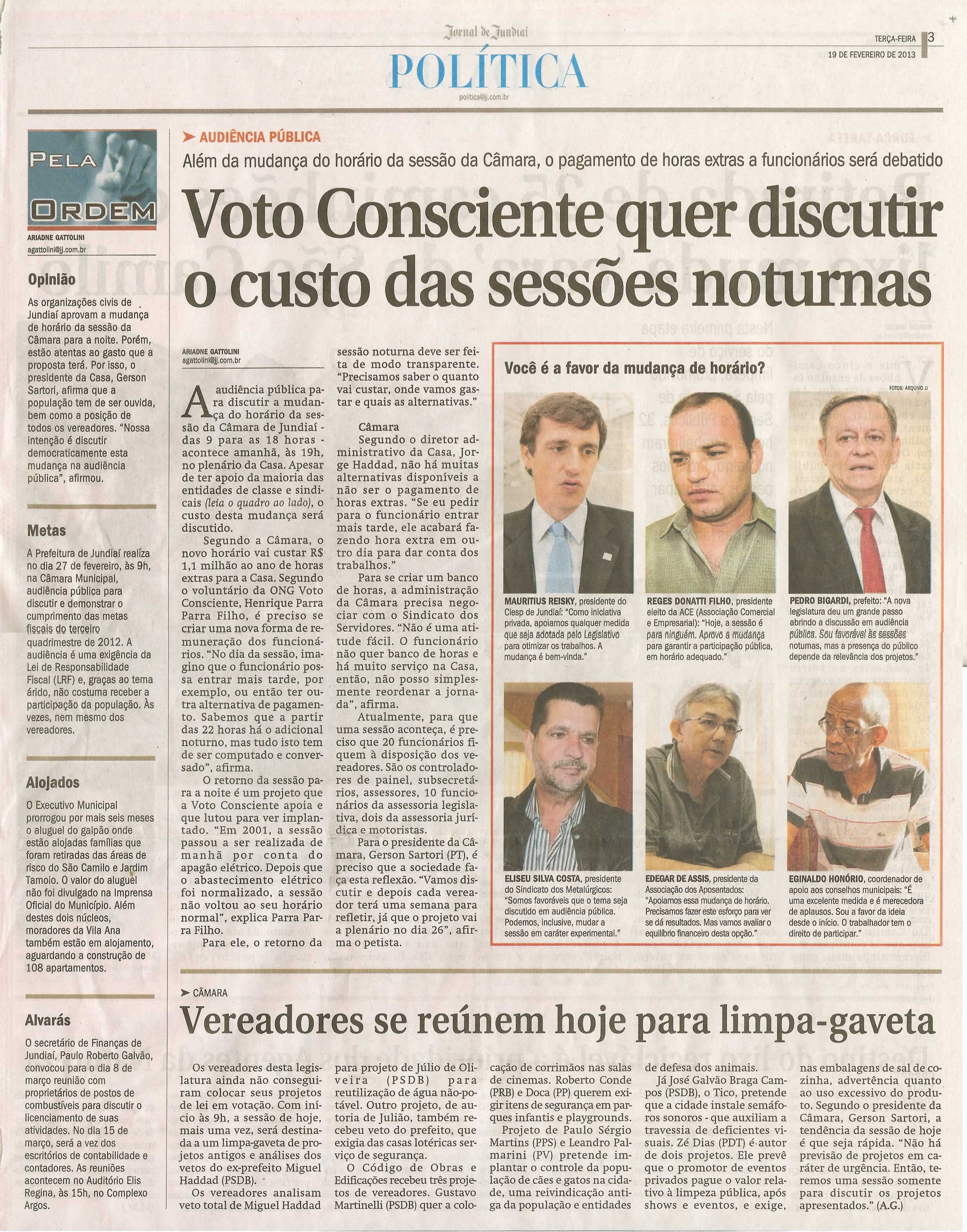 Jornal de Jundiaí - 19/02/2013