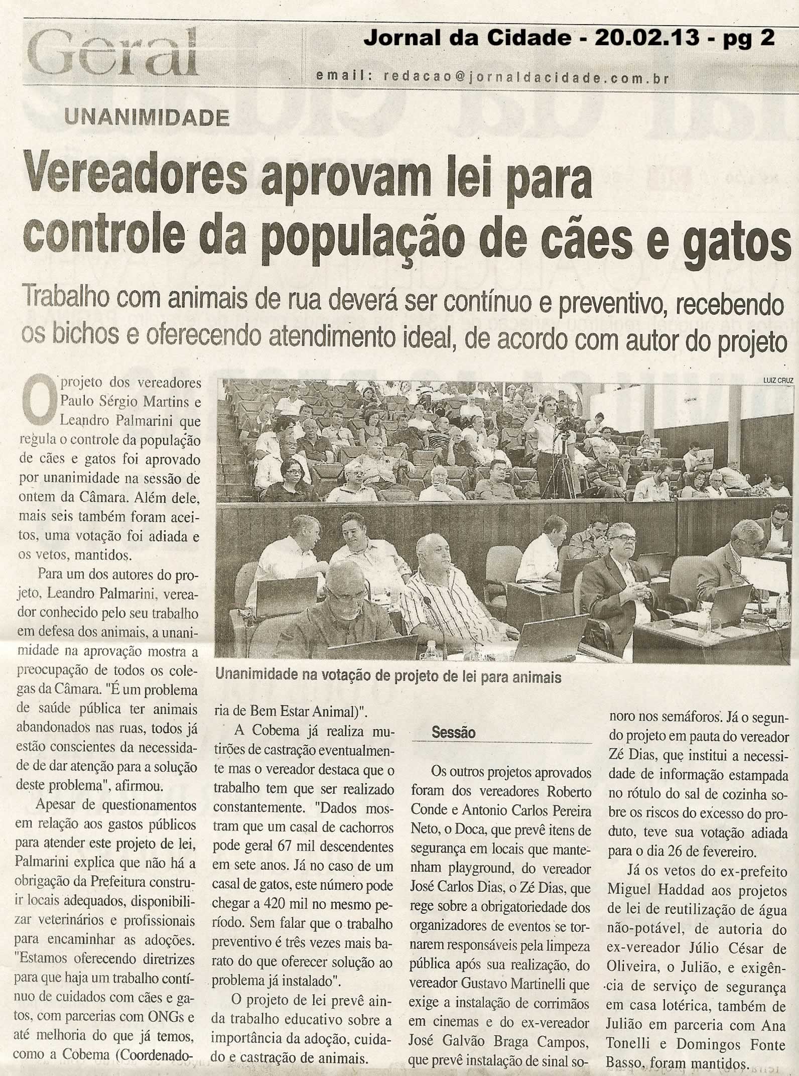 Jornal da Cidade - 20/02/2013
