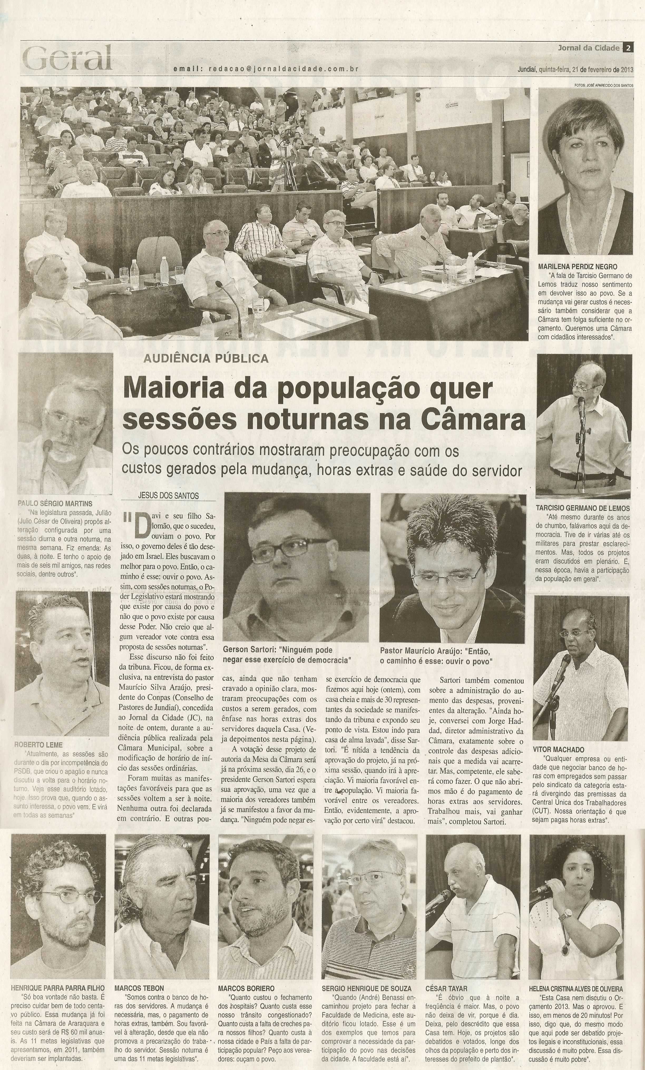 Jornal da Cidade - 21/02/2013