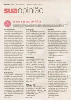 Bom Dia Jundiaí - 22/02/2013