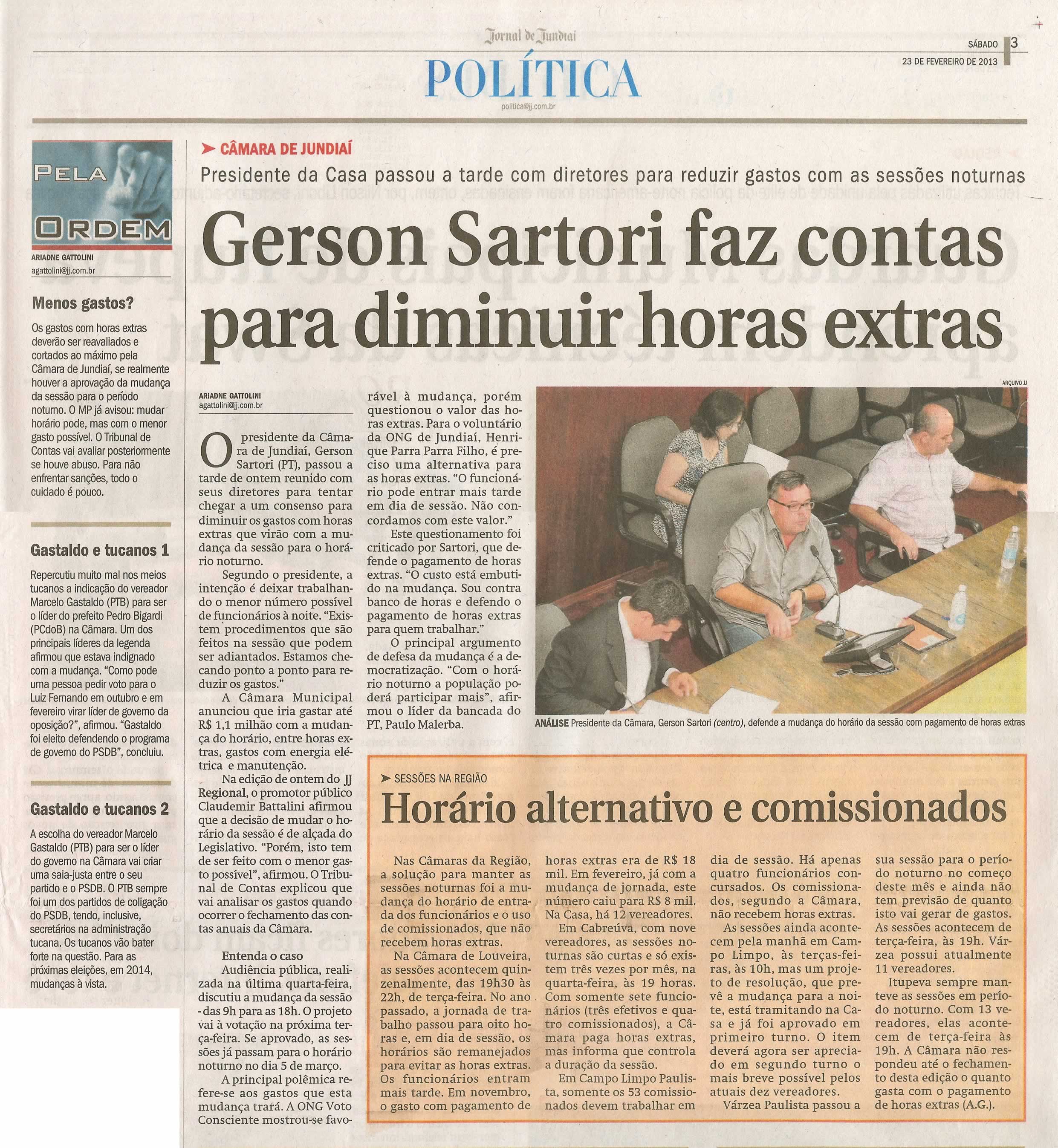 Jornal de Jundiaí - 23/02/2013