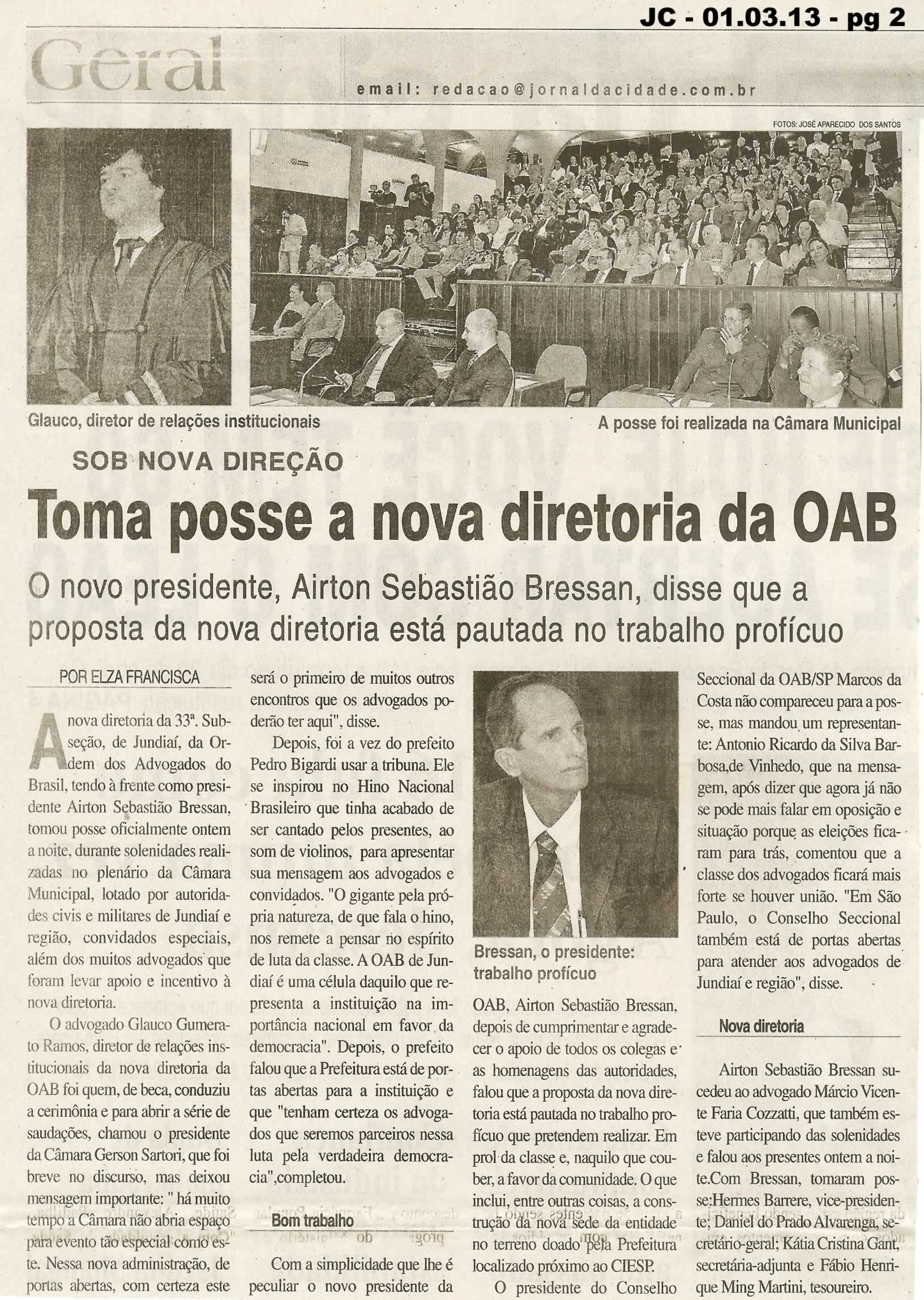 Jornal da Cidade - 01/03/2013