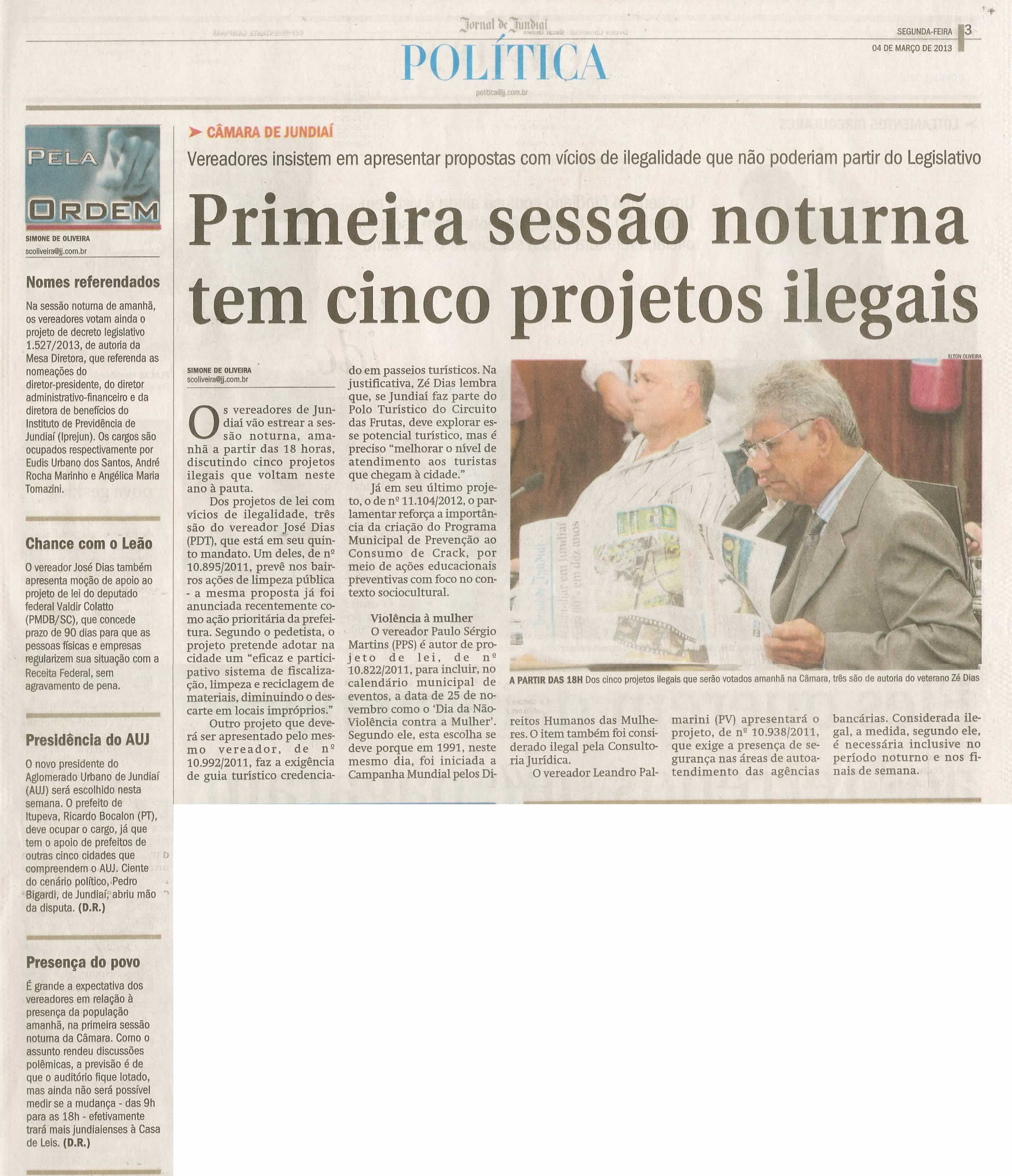 Jornal de Jundiaí - 04/03/2013