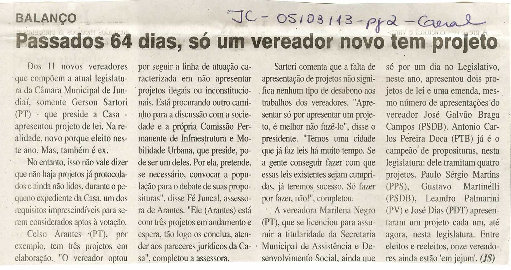 Jornal da Cidade - 05/03/2013