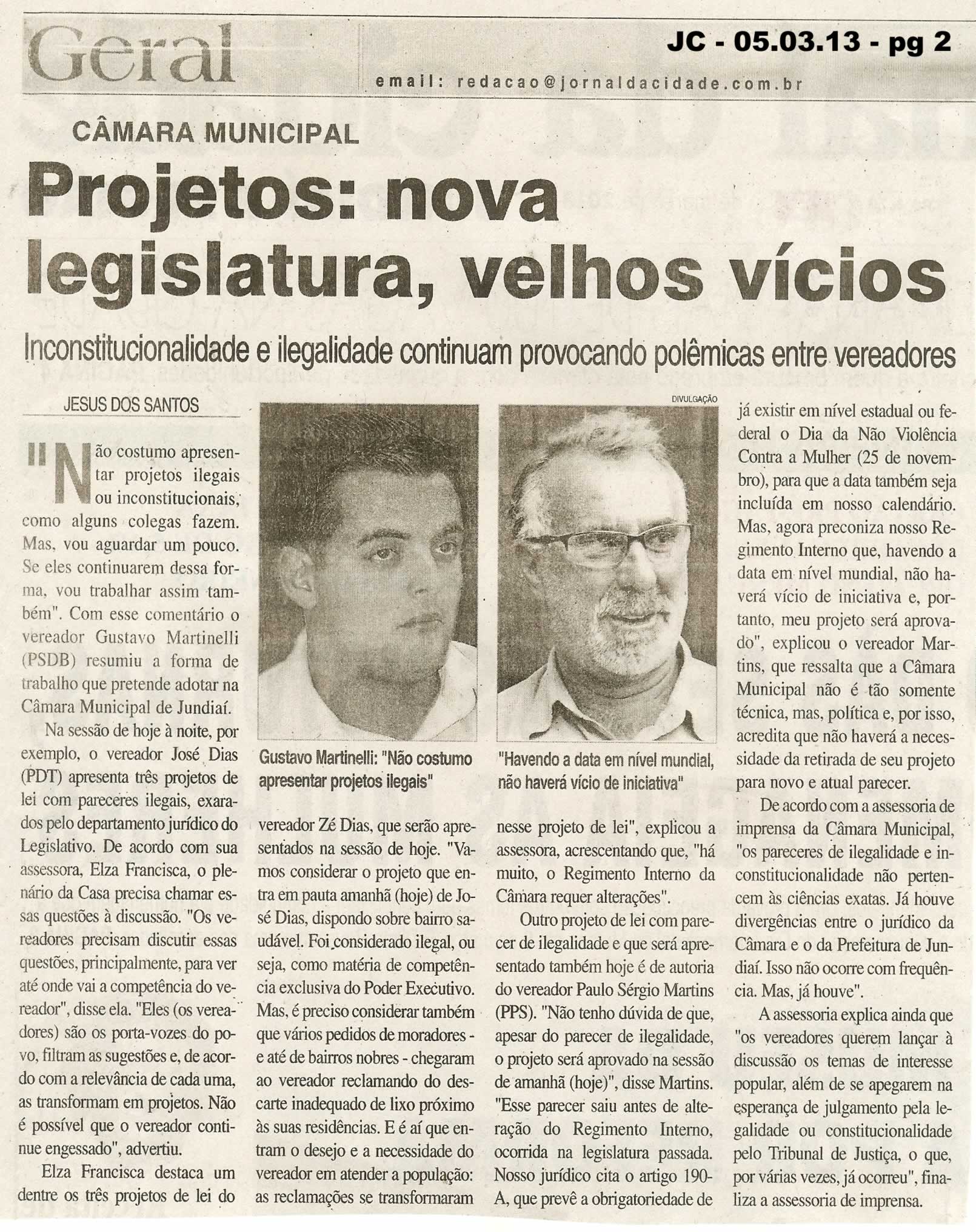 Jornal da Cidade - 05/03/2013