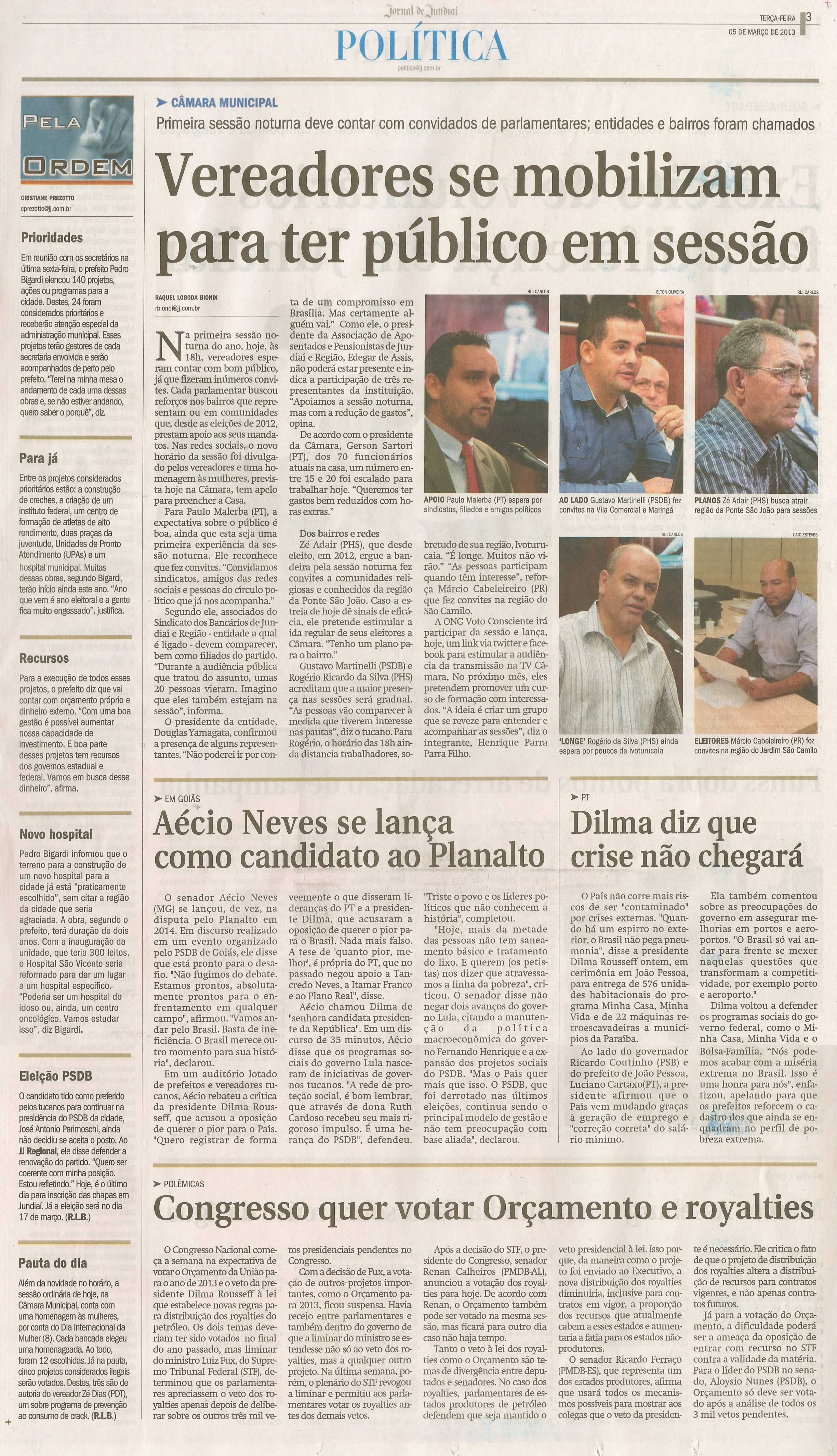 Jornal de Jundiaí - 05/03/2013