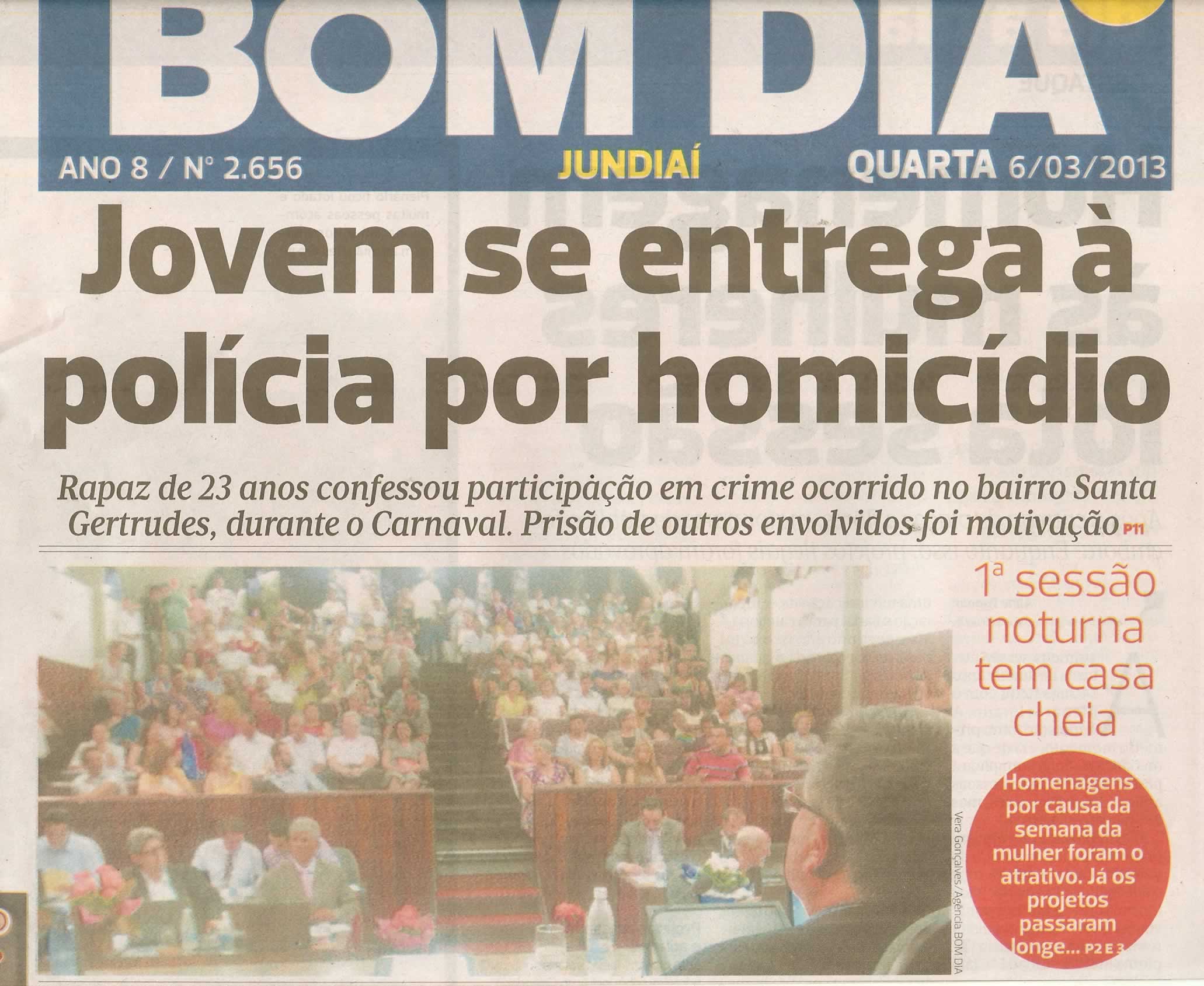 Bom Dia Jundiaí - 06/03/2013
