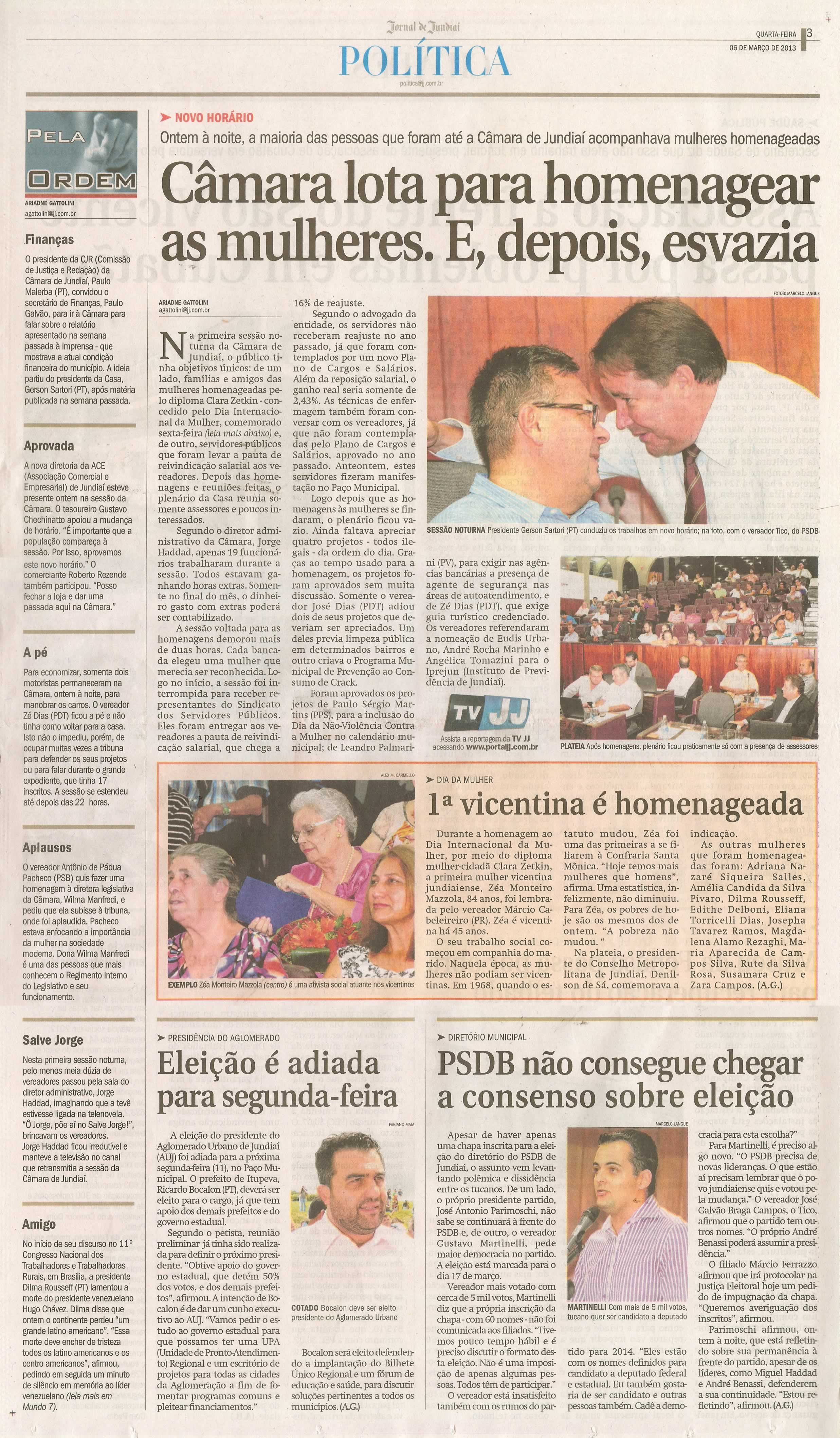 Jornal de Jundiaí - 06/03/2013