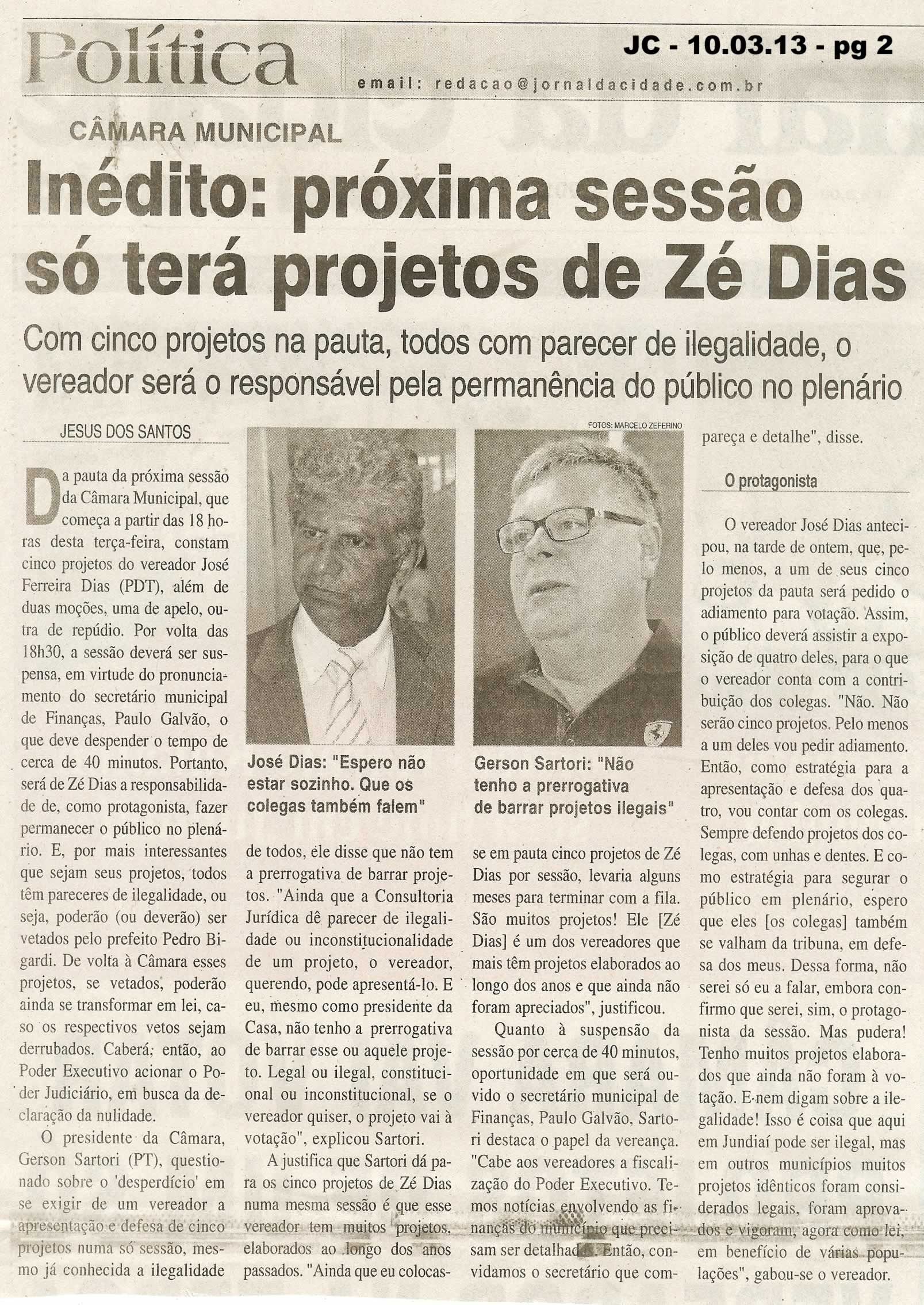 Jornal da Cidade - 10/03/2013