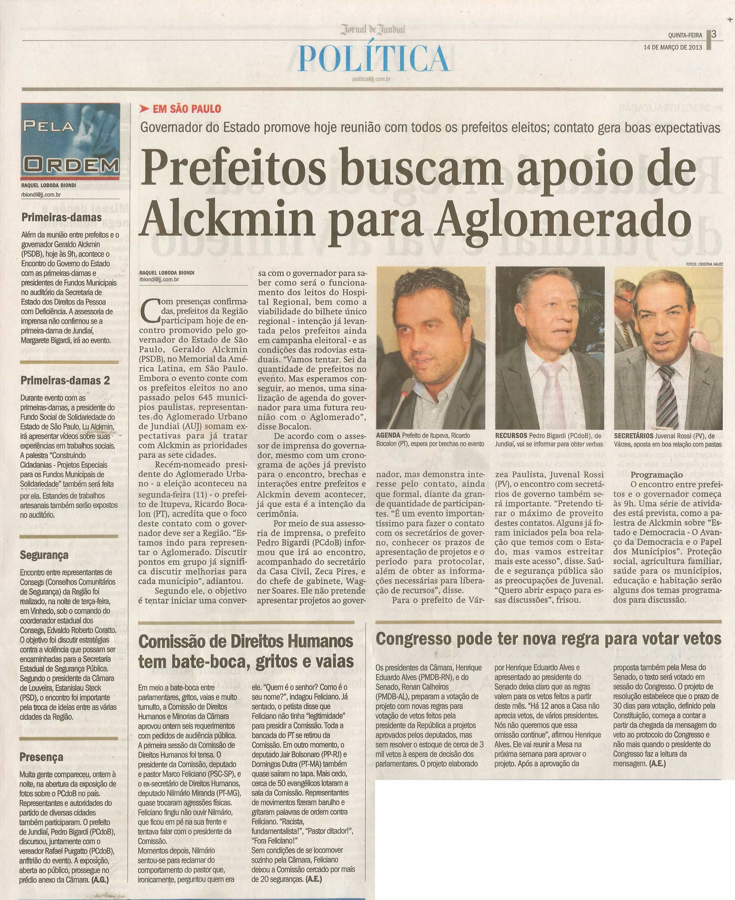 Jornal de Jundiaí - 14/03/2013