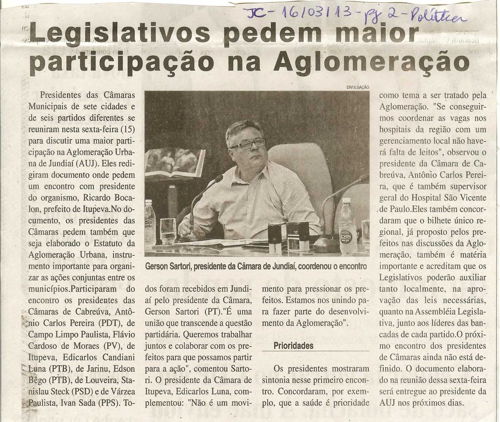 Jornal da Cidade - 16/03/2013