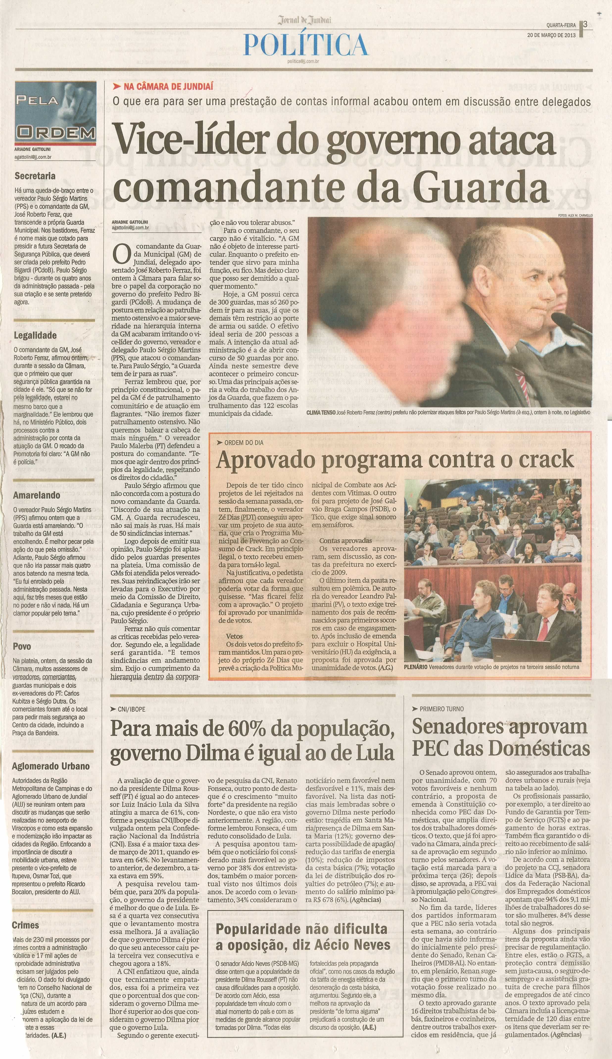 Jornal de Jundiaí - 20/03/2013