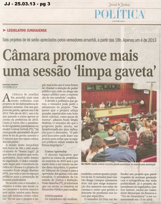 Jornal de Jundiaí - 25/03/2013