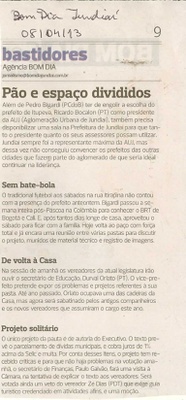 Bom Dia Jundiaí - 08/04/2013