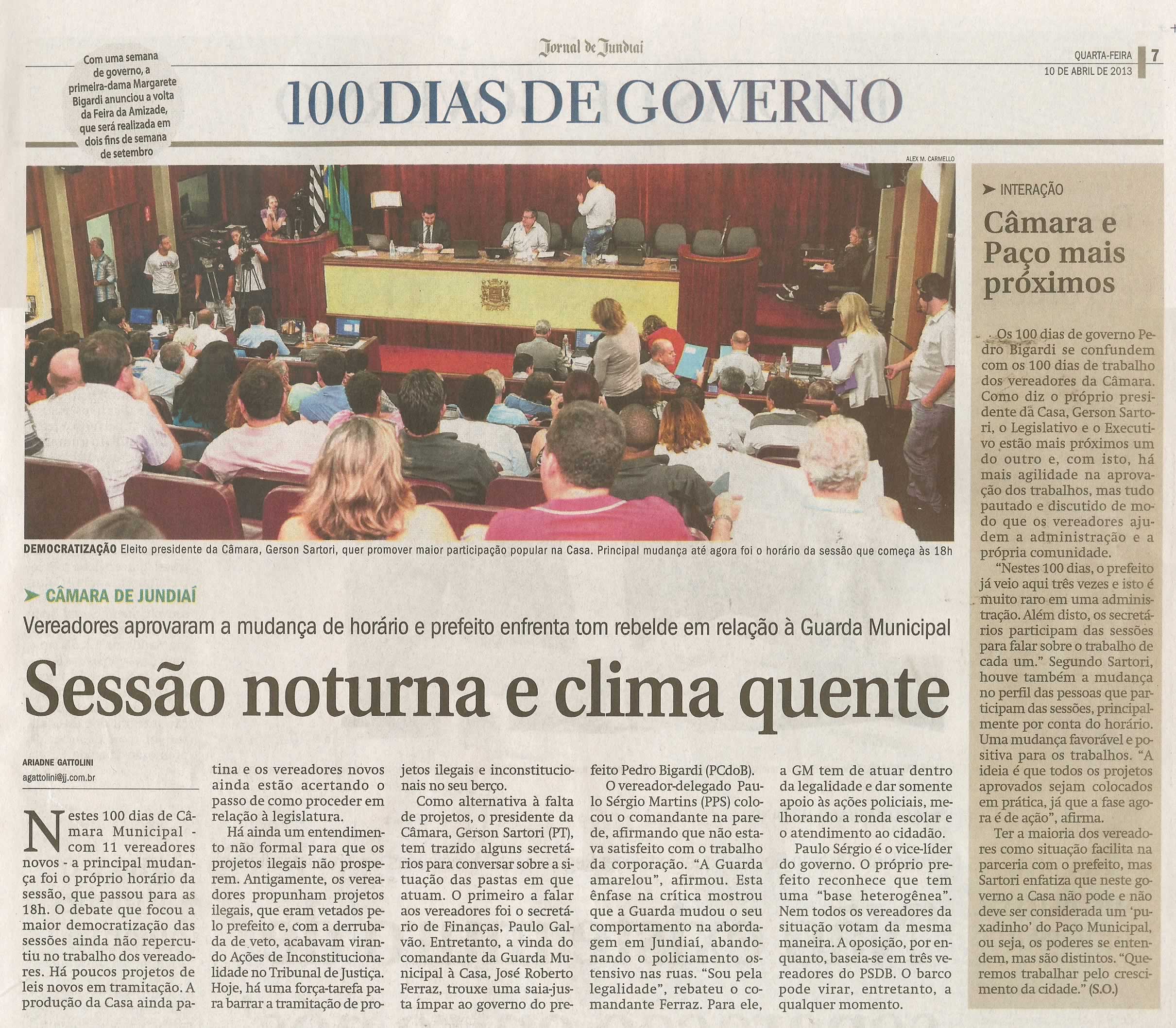 Jornal de Jundiaí - 10/04/2013