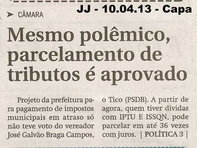 Jornal de Jundiaí - 10/04/2013