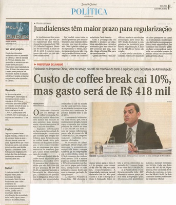 Jornal de Jundiaí - 12/04/2013