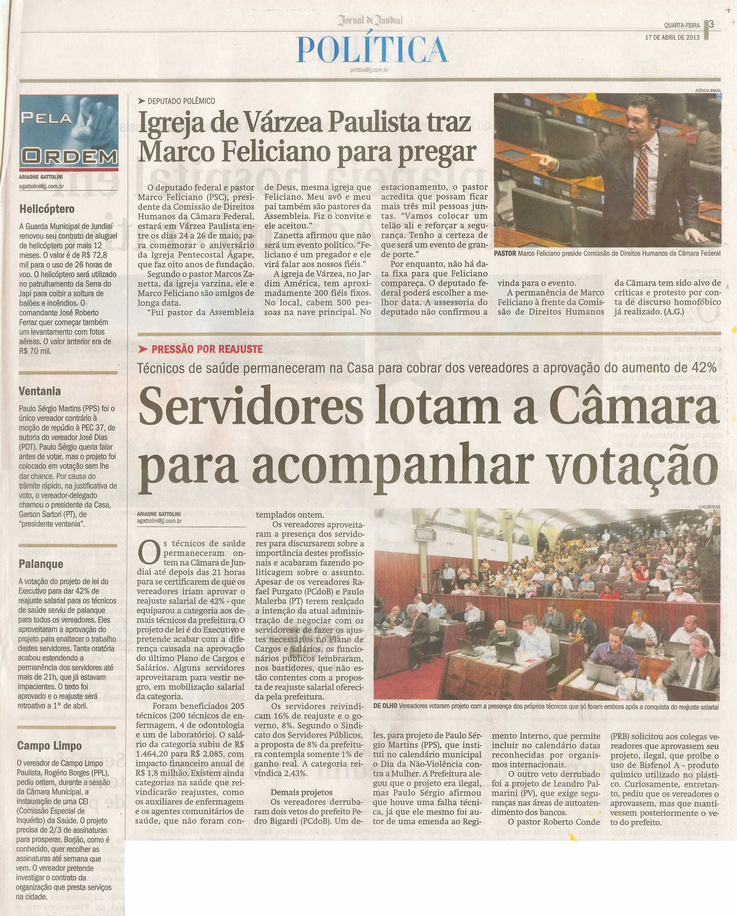 Jornal de Jundiaí - 17/04/2013