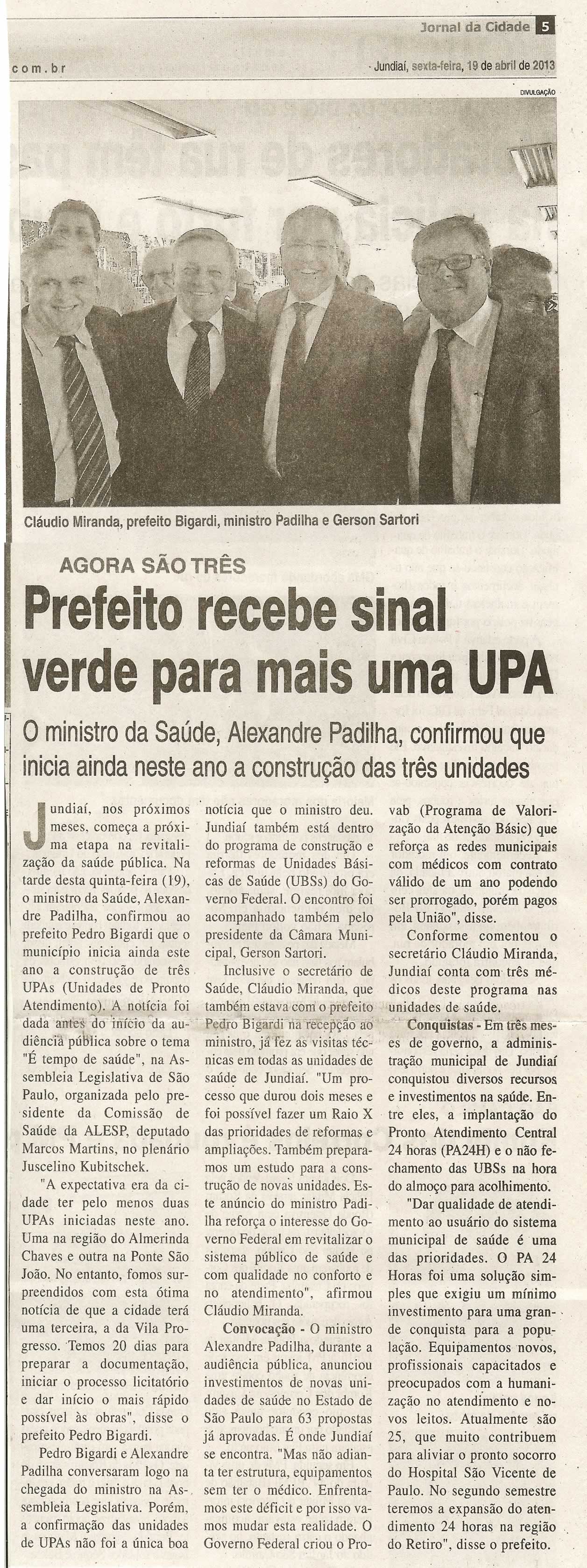 Jornal da Cidade - 19/04/2013